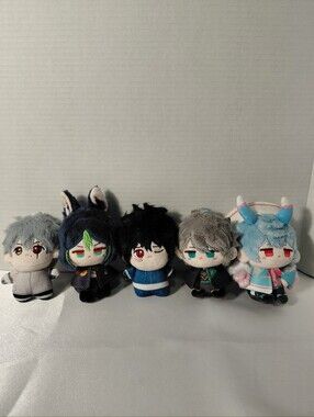 5 Greshin Impact, Anime Key Chain Cotton Doll Plush